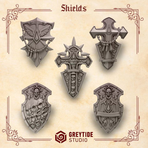Crimson Lords Shields