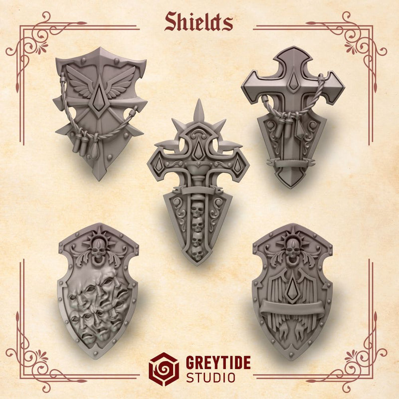 Crimson Lords Shields