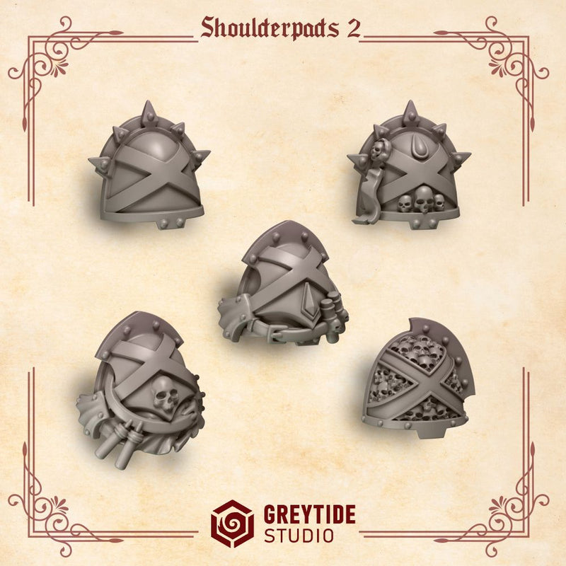 Crimson Lords Shoulder Pads 2