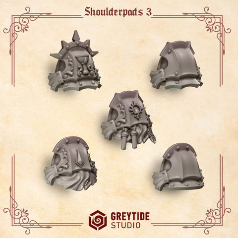 Crimson Lords Shoulder Pads 3