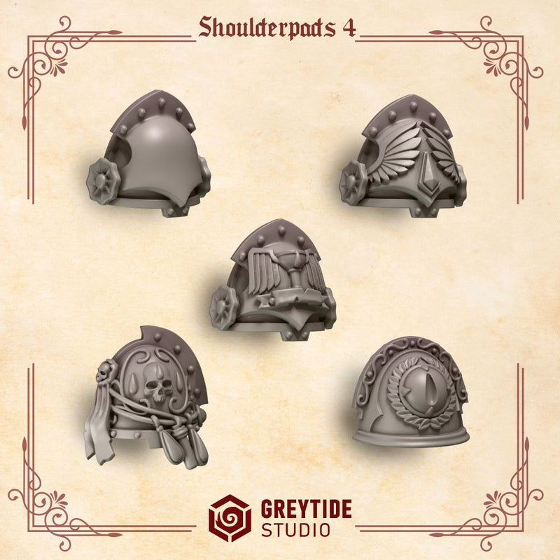 Crimson Lords Shoulder Pads 4
