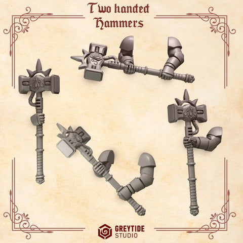 Crimson Lords Two Handed Hammers