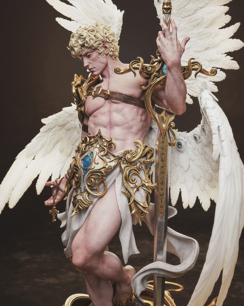 Cherubim Resin Statue - view 6