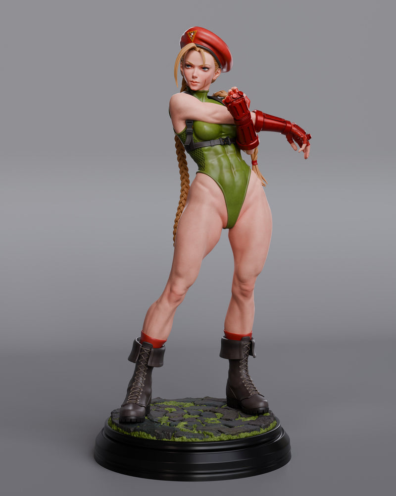 Cammy SSF2 Resin Statue - view 1