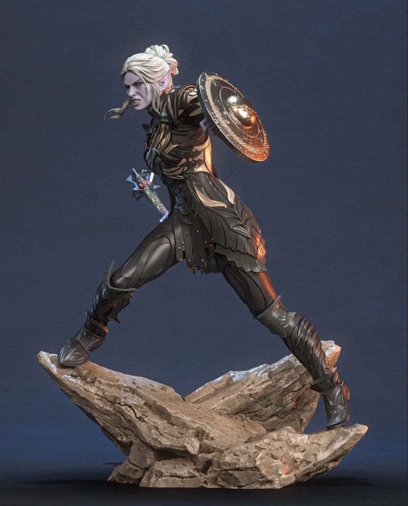 Minthara Resin Statue - view 7