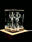 Nami Kimono 3D Crystal Engraving – One Piece Anime Laser Crystal Display