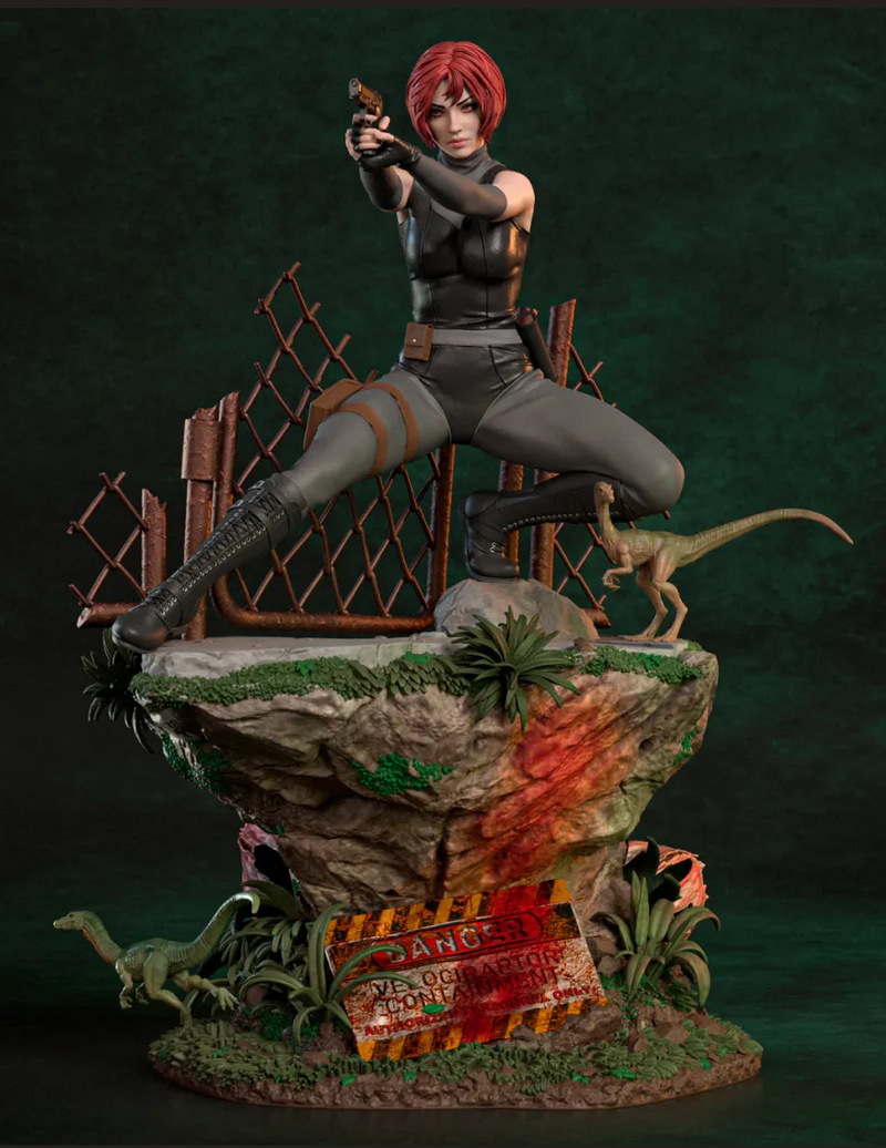 Regina Resin Statue - view 3