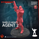 SHIELD HEAVY AGENT - Marvel MCP-Compatible 40mm Resin Miniature