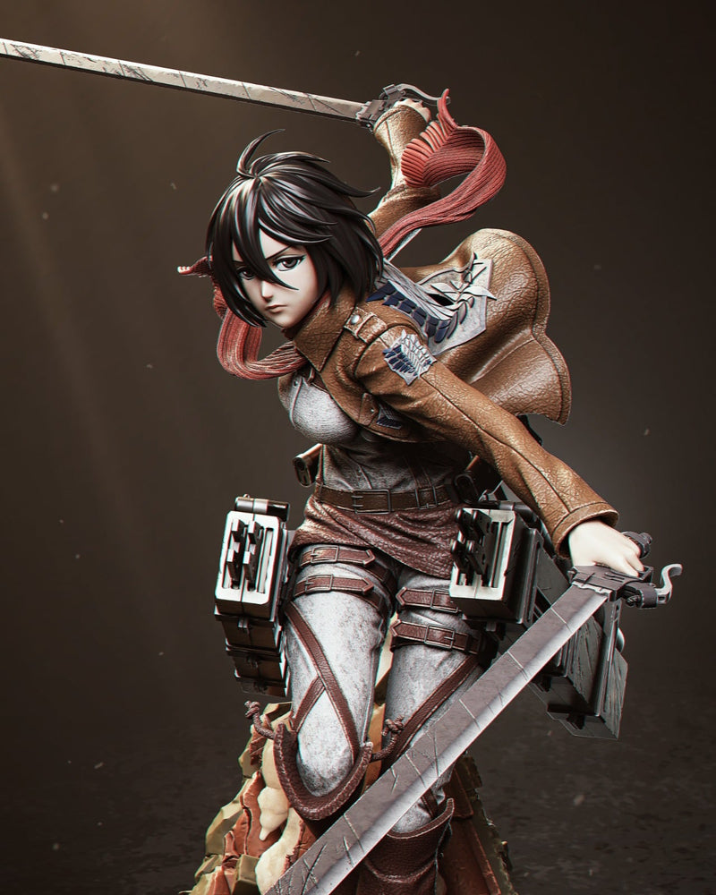 Mikasa Resin Statue - view 1