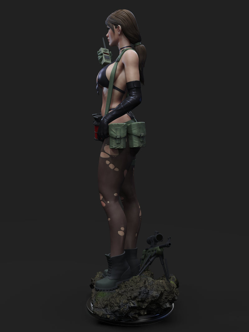 Quiet Resin Statue - view 3