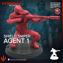 SHIELD SNIPER AGENT - Marvel MCP-Compatible 40mm Resin Miniature
