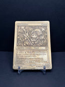 Actual engraving example - Vivi engraved metal trading card