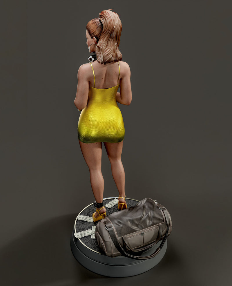 Lucia Caminos Resin Statue - view 2