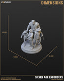 Silver Age Enforcers - Marvel MCP-Compatible Resin Miniature