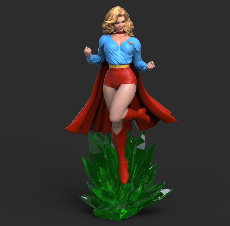 Supergirl Retro Resin Statue - view 7