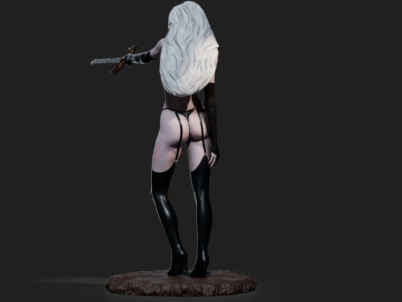 Death Princess Resin Statue - view 4