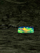Pikachu Square Acrylic Keychain
