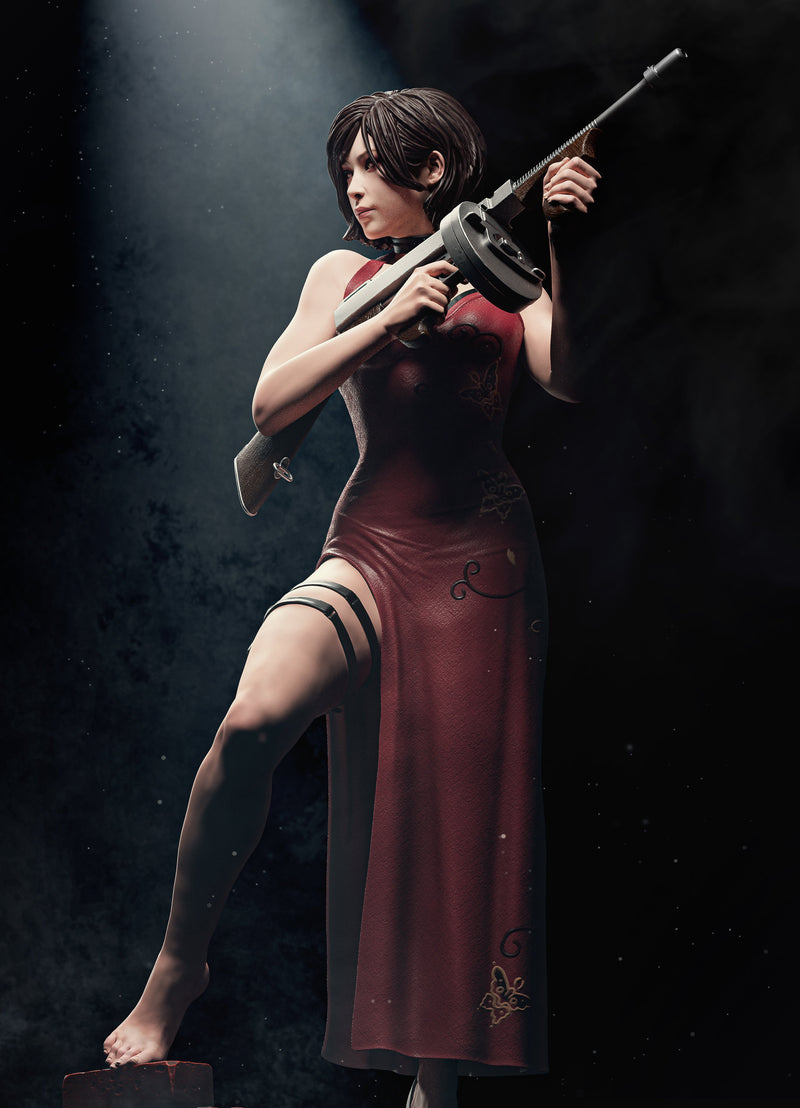 Ada Wong Resin Statue - view 4