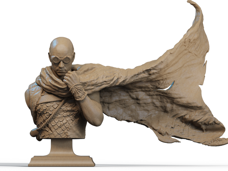 Riddick Resin Bust - view 1
