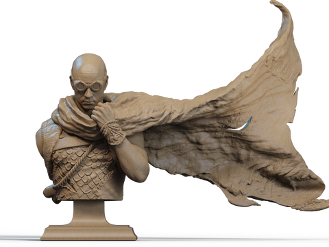 Riddick Resin Bust - view 1