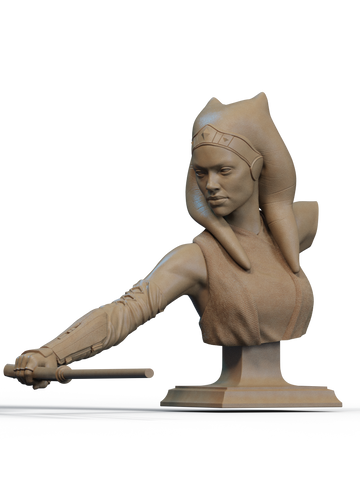 Ahsoka Tano Resin Bust - Design 1 - view 1