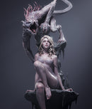 Elegy of the Wyrm Resin Statue - view 8