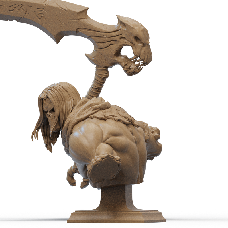 Death Resin Bust - Design 1 - view 3