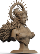Nyx - Goddess of the Night Resin Bust - view 3