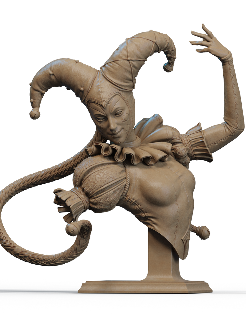 Jester Resin Bust - view 2