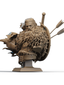 North Warrior Resin Bust - view 2