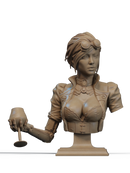 Lady Mechanika Resin Bust - view 1