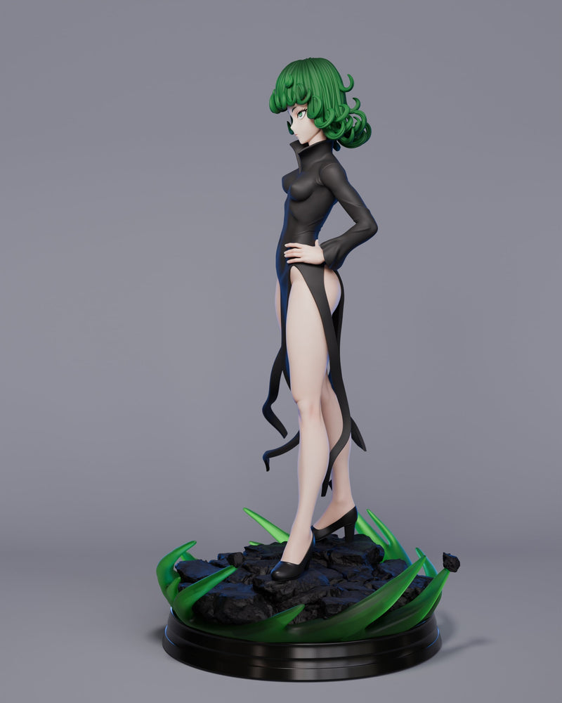 Tatsumaki Resin Statue - view 4
