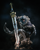 Blaidd Resin Statue - view 3
