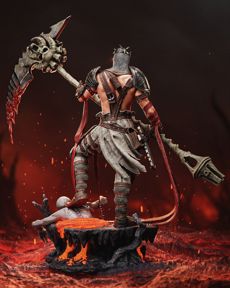 Dante Inferno Resin Statue - view 4