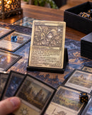 Illustrative Commander display with engraved metal Vivi card