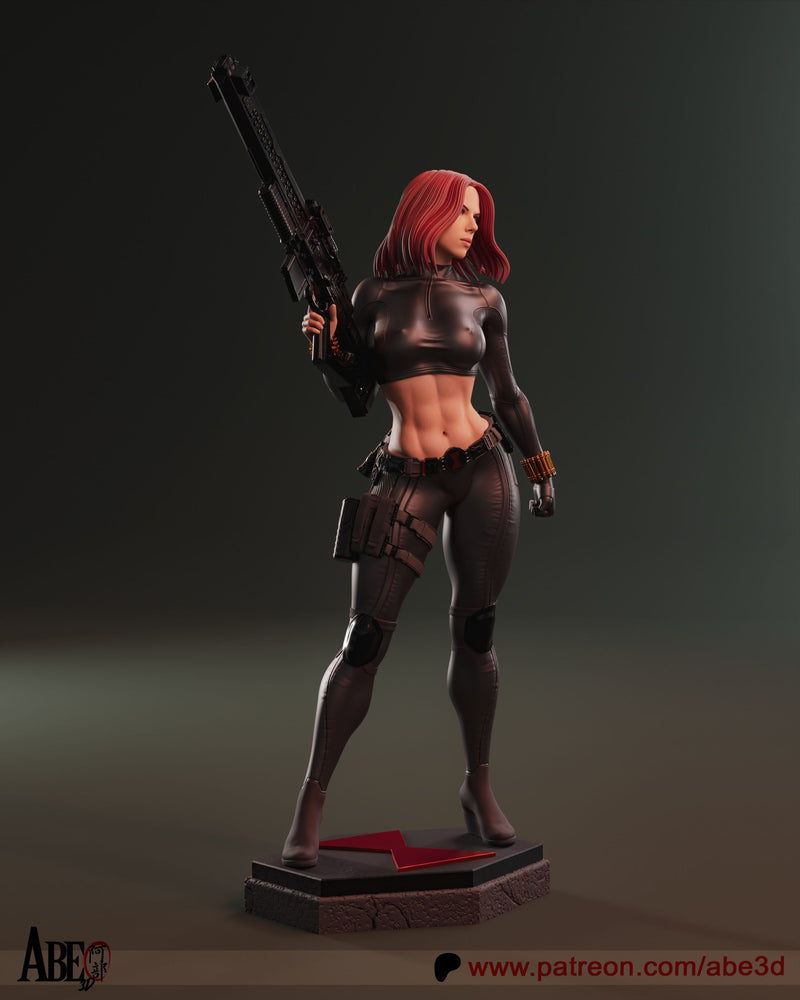 Black Widow Resin Statue - view 3