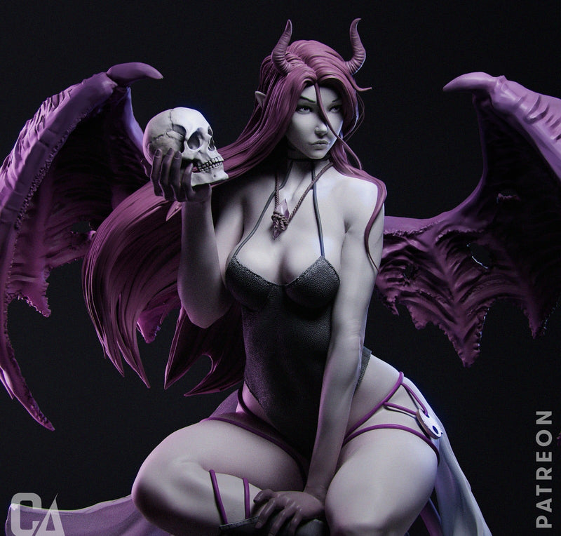 Succubus Resin Statue - view 1