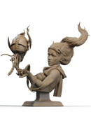 Scarlet Witch Resin Bust - view 3