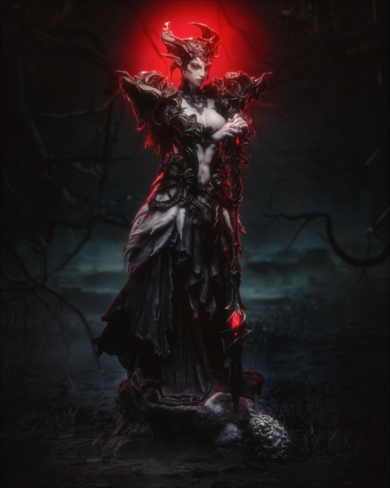 The Queen of the Ashen Vale Resin Statue - view 6