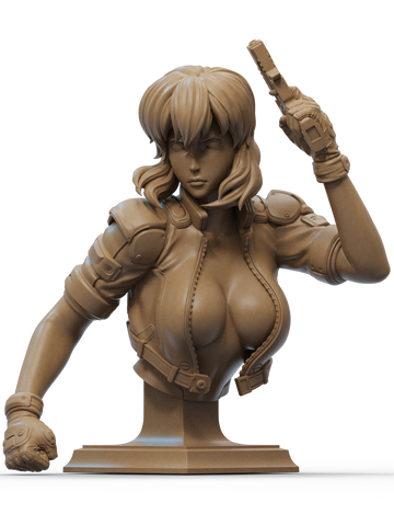 Motoko Resin Bust - view 1