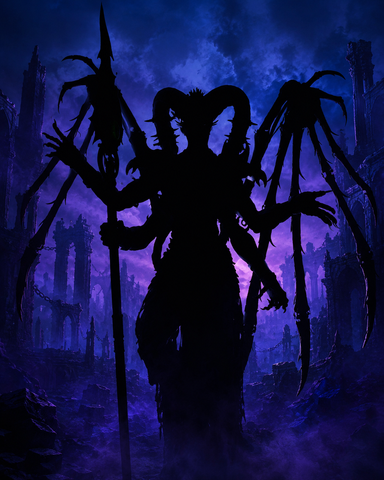 Ninefold Sorcerer - Eternal Wars Series Resin Statue - view 1