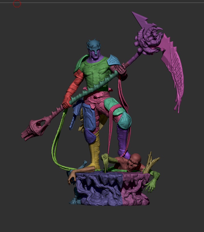 Dante Inferno Resin Statue - view 6