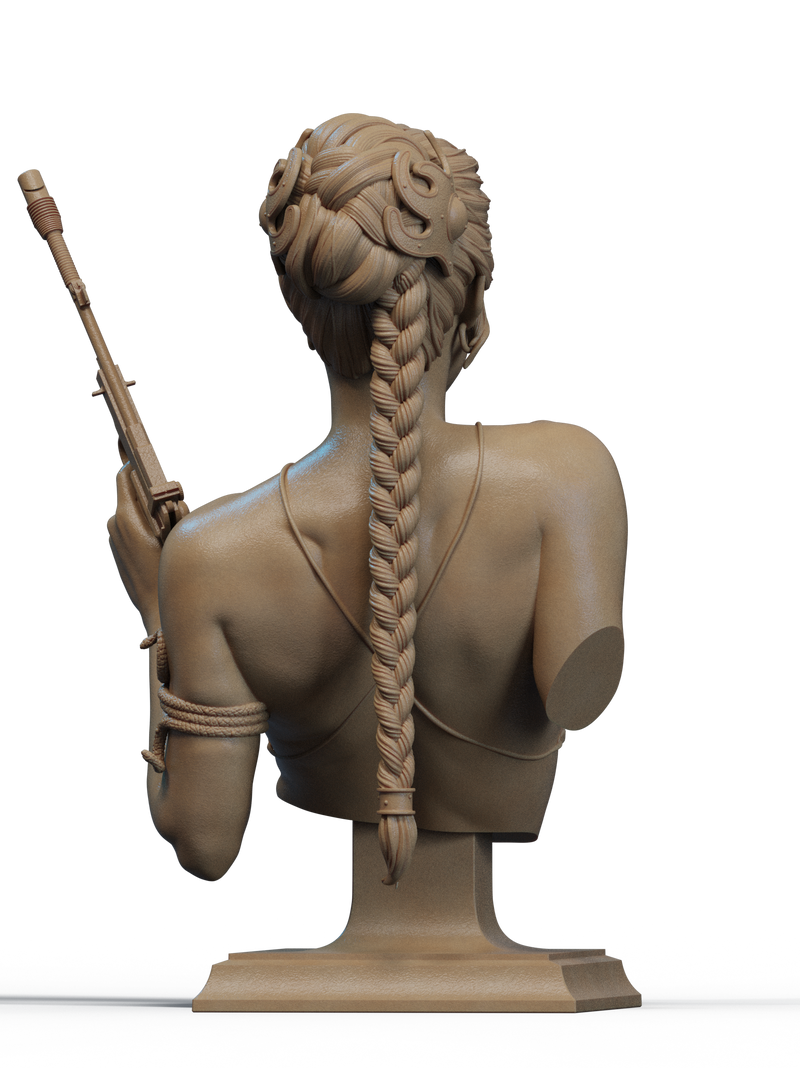 Princess Leia Resin Bust - view 3