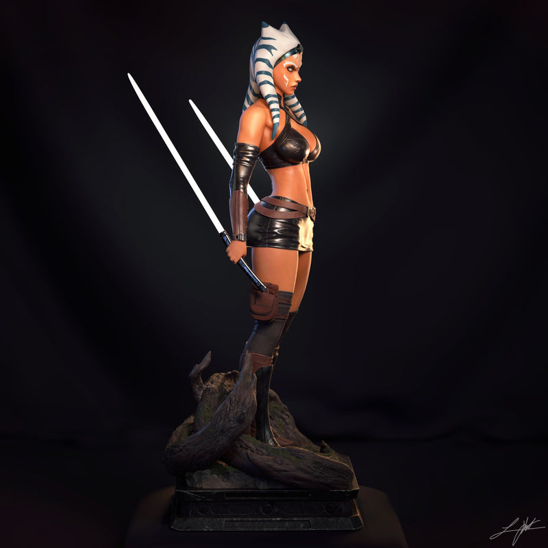 Ahsoka Tano Resin Statue - view 3