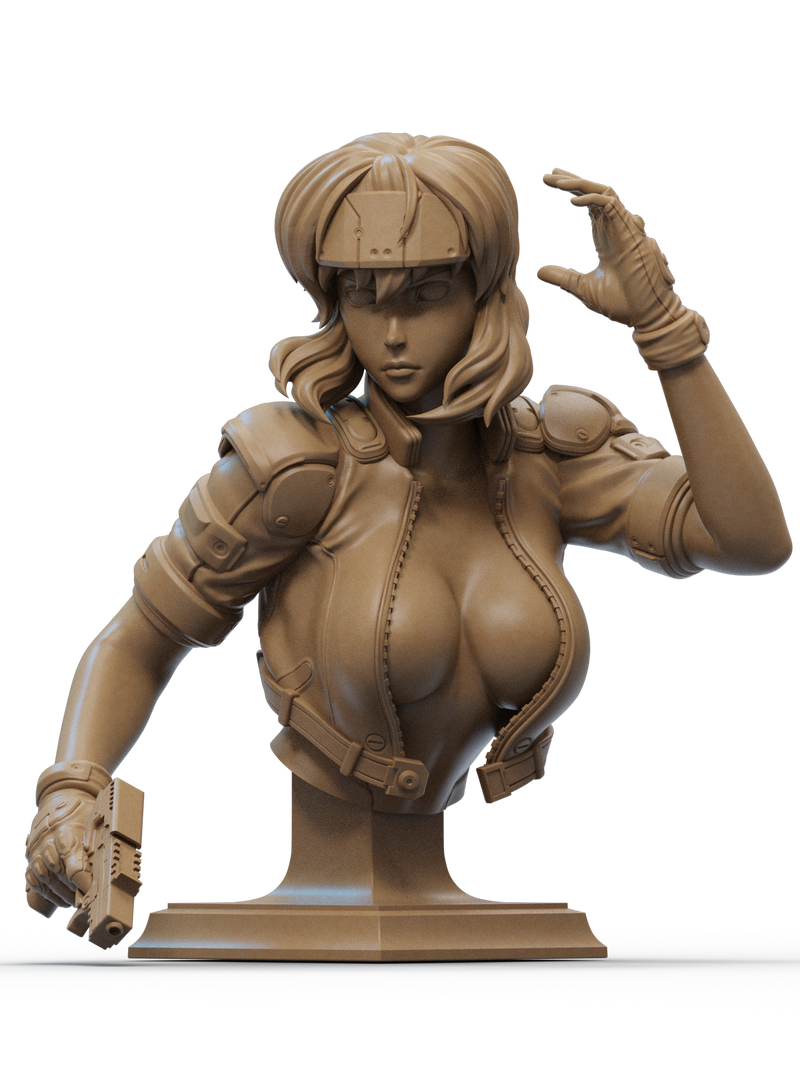 Motoko Resin Bust - view 4