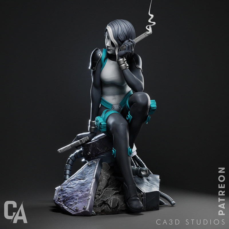 Domino Resin Statue - view 3