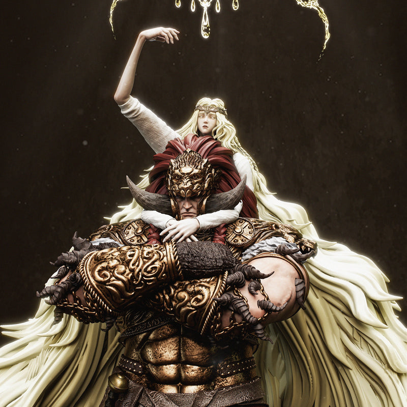Starscourge Radahn Resin Statue - view 1