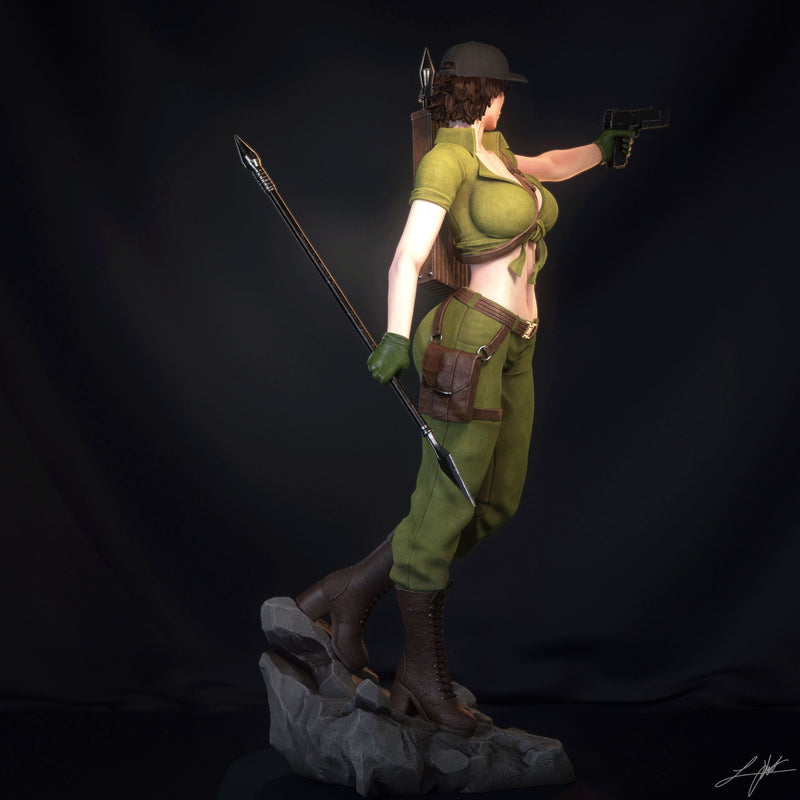 Lady Jaye Resin Statue - view 3