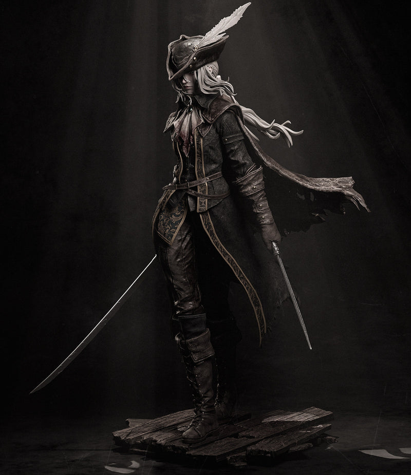 Lady Maria Resin Statue - view 2