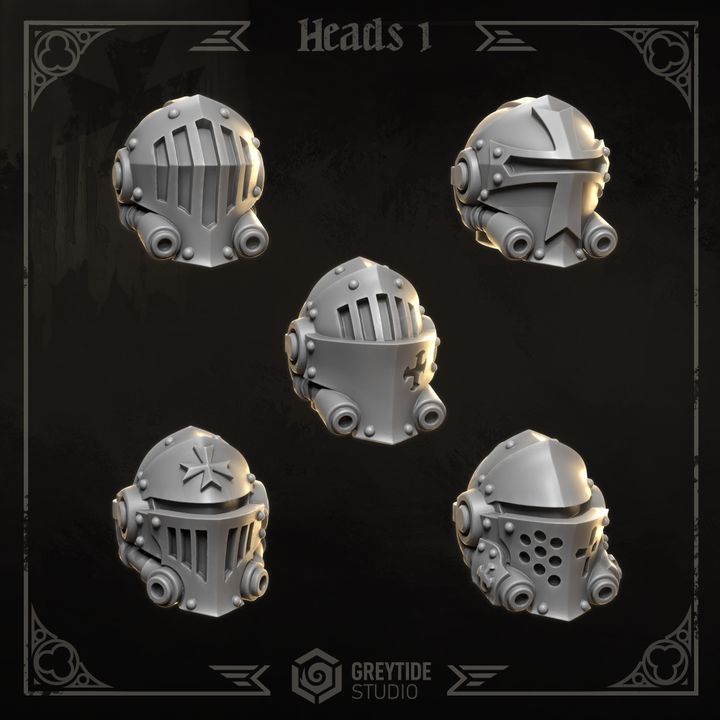 Eternal Crusaders Heads 1